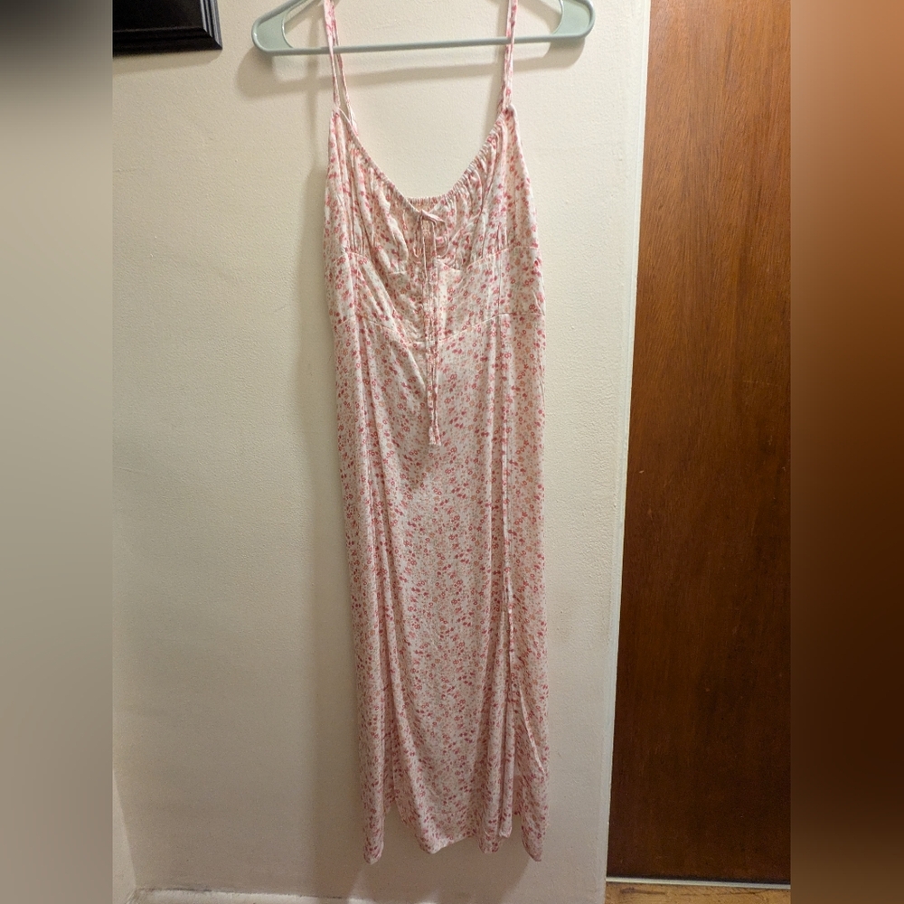 Aeropostale Pink Floral Slip Dress